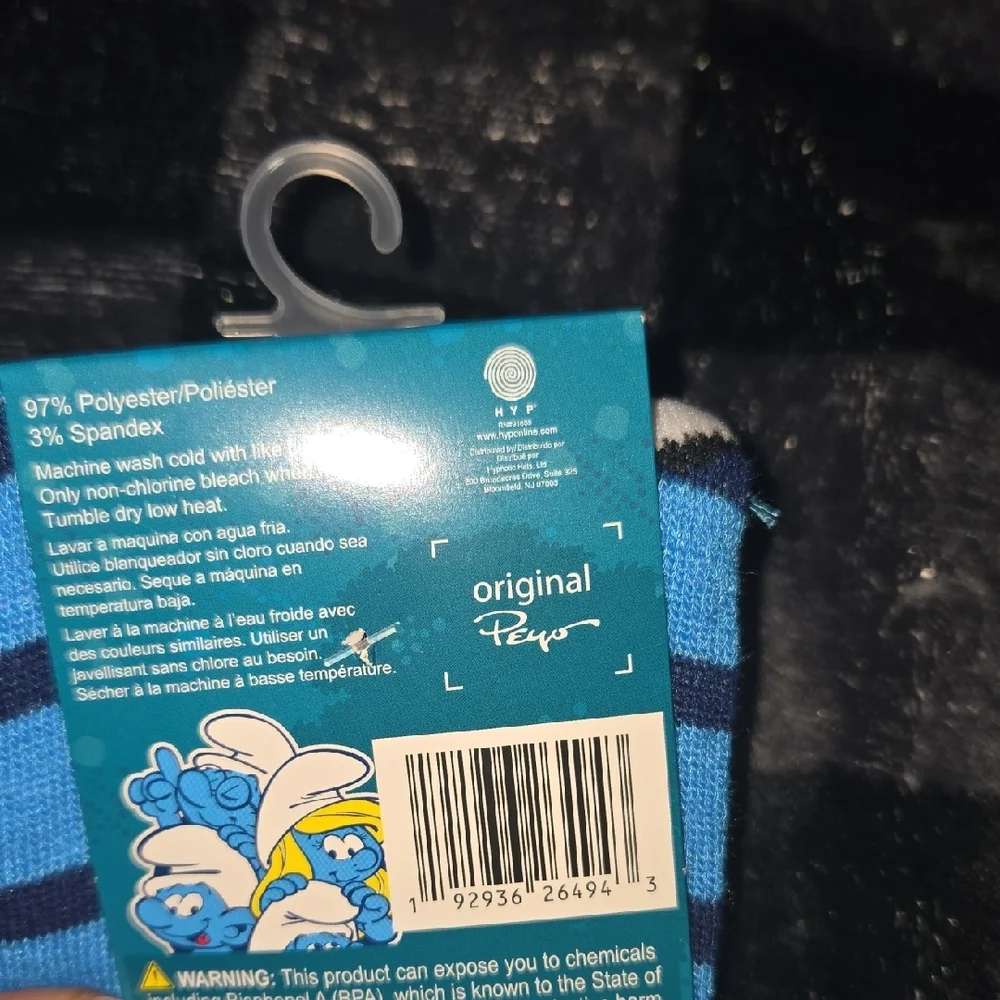 Smurfs Crew Socks with Cartoon Design - Picture 3 of 4